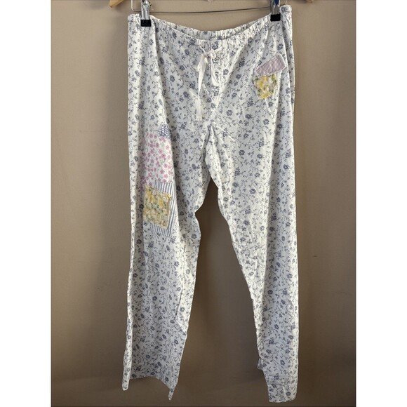 Gap Body Women’s Floral Patchwork Pajama Pants Size XS Sleep Lounge Pants - Picture 1 of 9